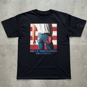 Vintage Rock Album Graphic T-Shirt | Born in the USA Inspired Music Tee